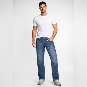 Men’s Vintage Levi's 549 Low Loose 36x30 Distressed Denim Jeans Baggy Y2K